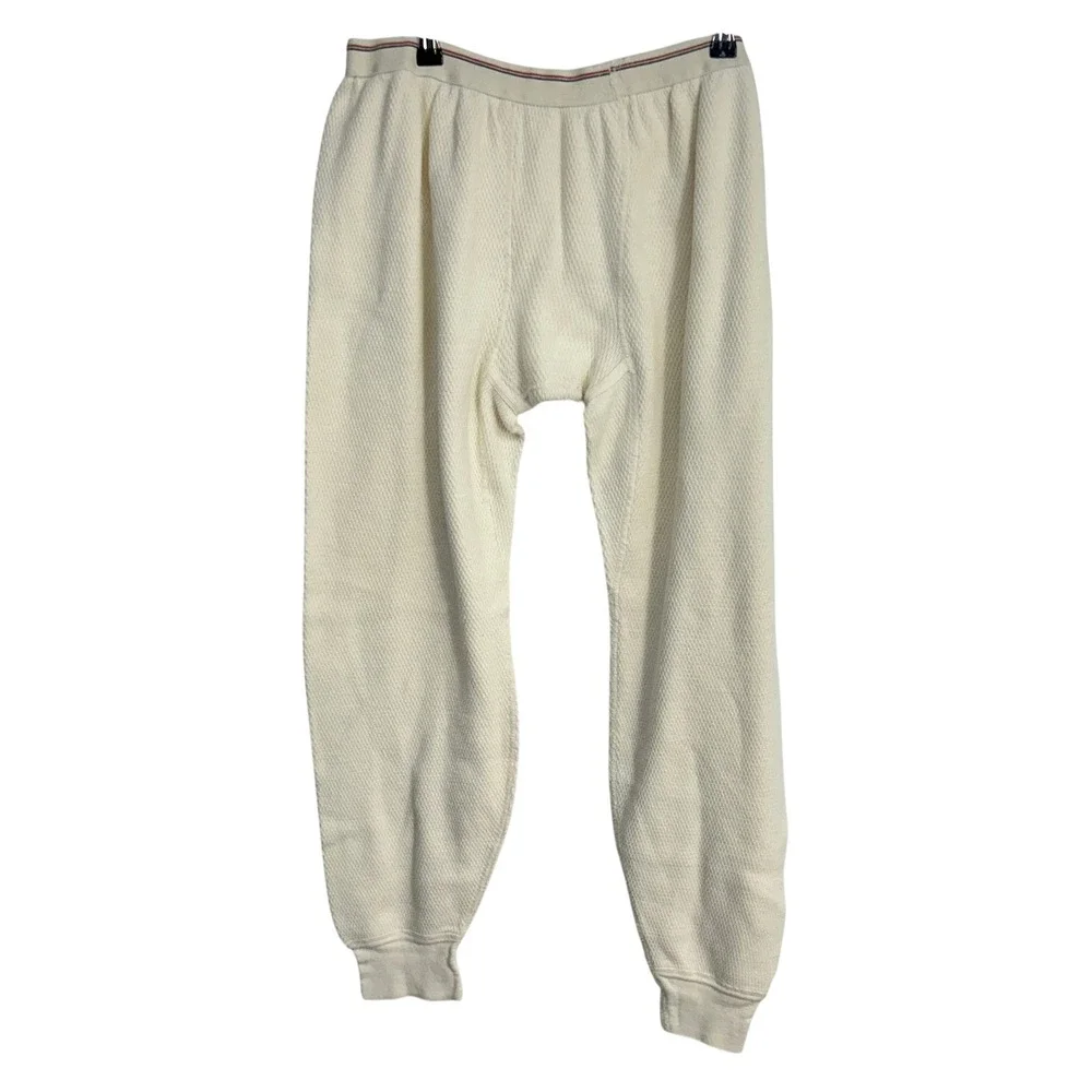 St Johns Bay Thermal Waffle Knit Long Johns XL Tall USA Made Cotton Base Layer